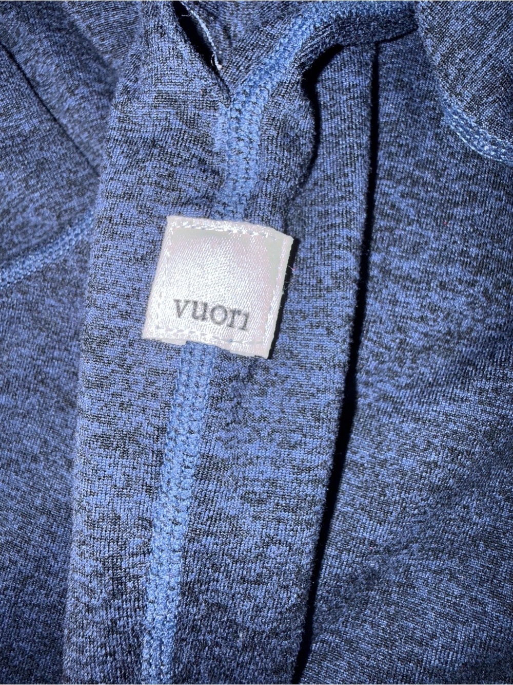 Vuori Heather Navy Drawstring Jogger Pants - Picture 2 of 3